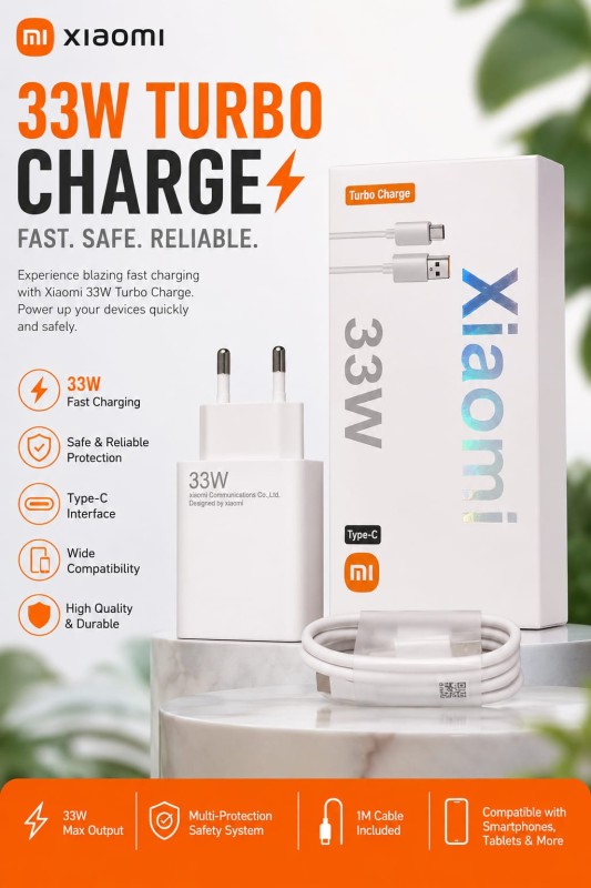 Xiaomi 33 watt turbo charger