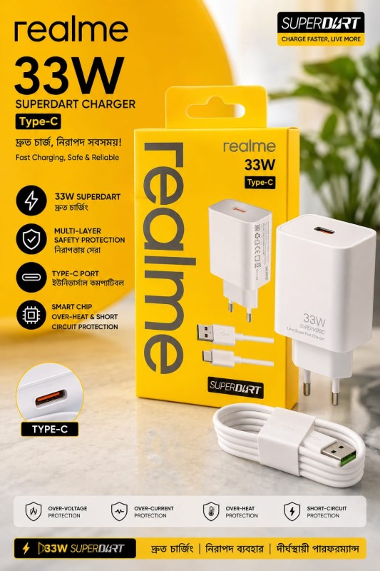 realme original 33 watt fast charger