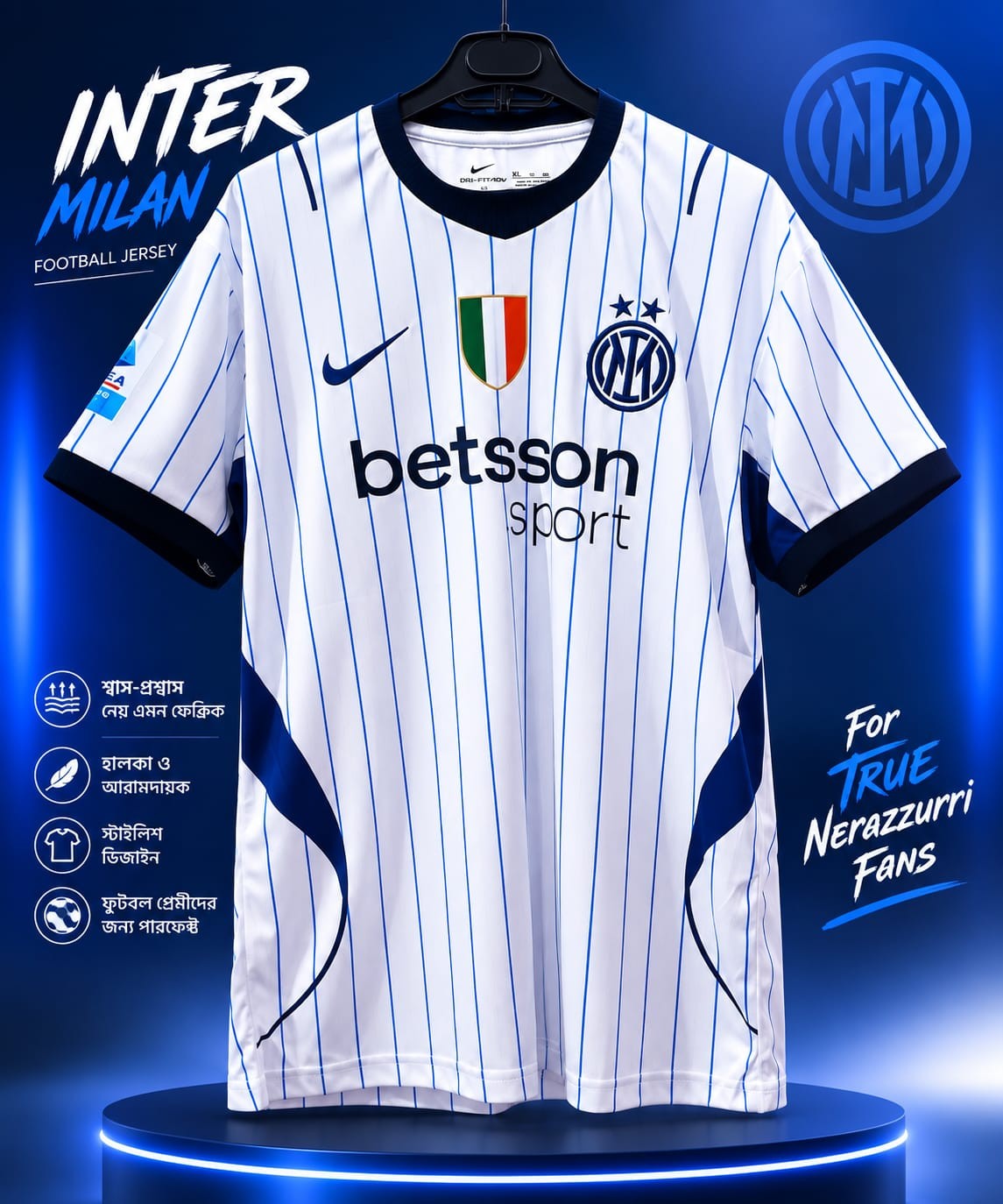 Inter Milan premium quality football club Jersey 2026