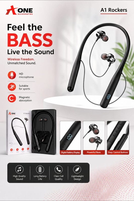 A one rockers (neckband) 1 month replecment warranty